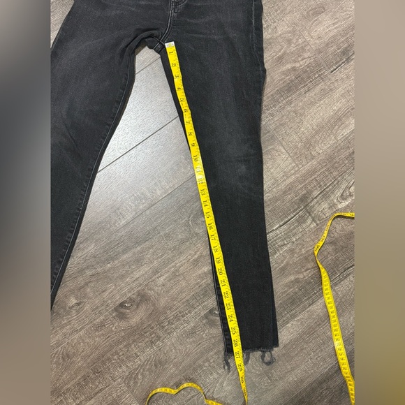 AGOLDE Pinch Waist Skinny Jeans - vintage black wash - size 24 - Picture 7 of 8